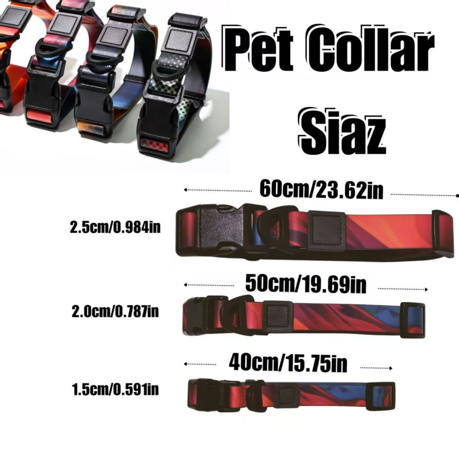 Waterproof PVC Dog Leash Set - Easy Clean Printed Leash