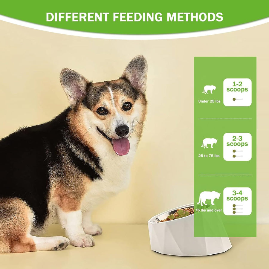 Pet Dental Powder - Fresh Breath Food Topper for Dogs & Cats