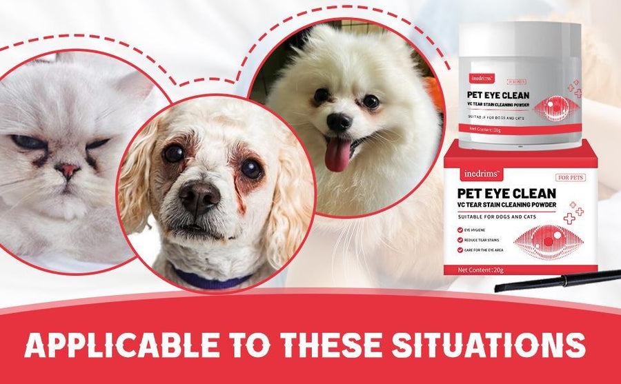 Pet Tear Stain Remover Powder - Gentle Eye & Fur Care