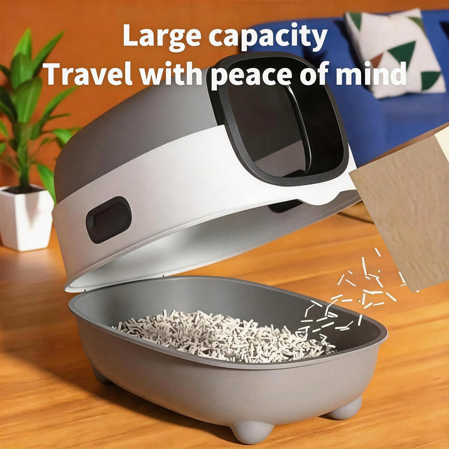 Enclosed Cat Litter Box with UV Light - Extra Large Flip Top