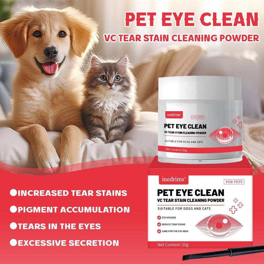 Pet Tear Stain Remover Powder - Gentle Eye & Fur Care