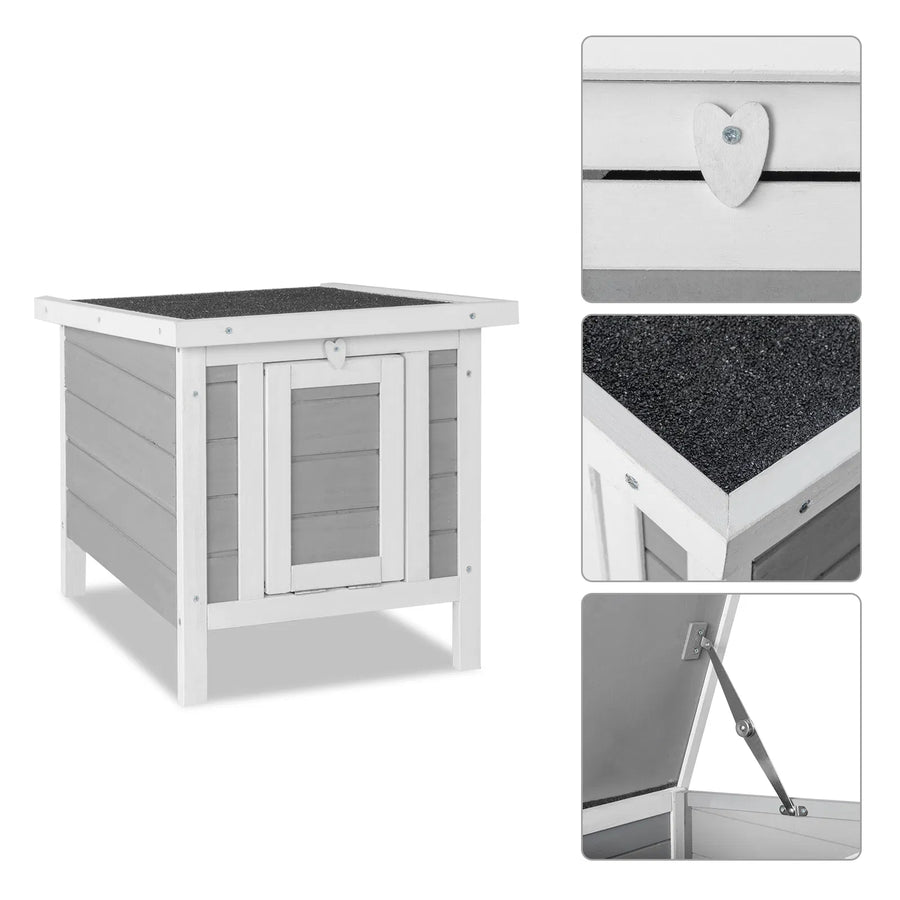 20" Waterproof Wooden Rabbit Hutch - Small Pet House