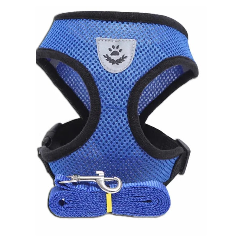 Reflective Cat & Dog Harness with Leash - Soft Vest