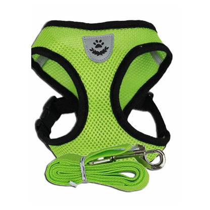 Reflective Cat & Dog Harness with Leash - Soft Vest